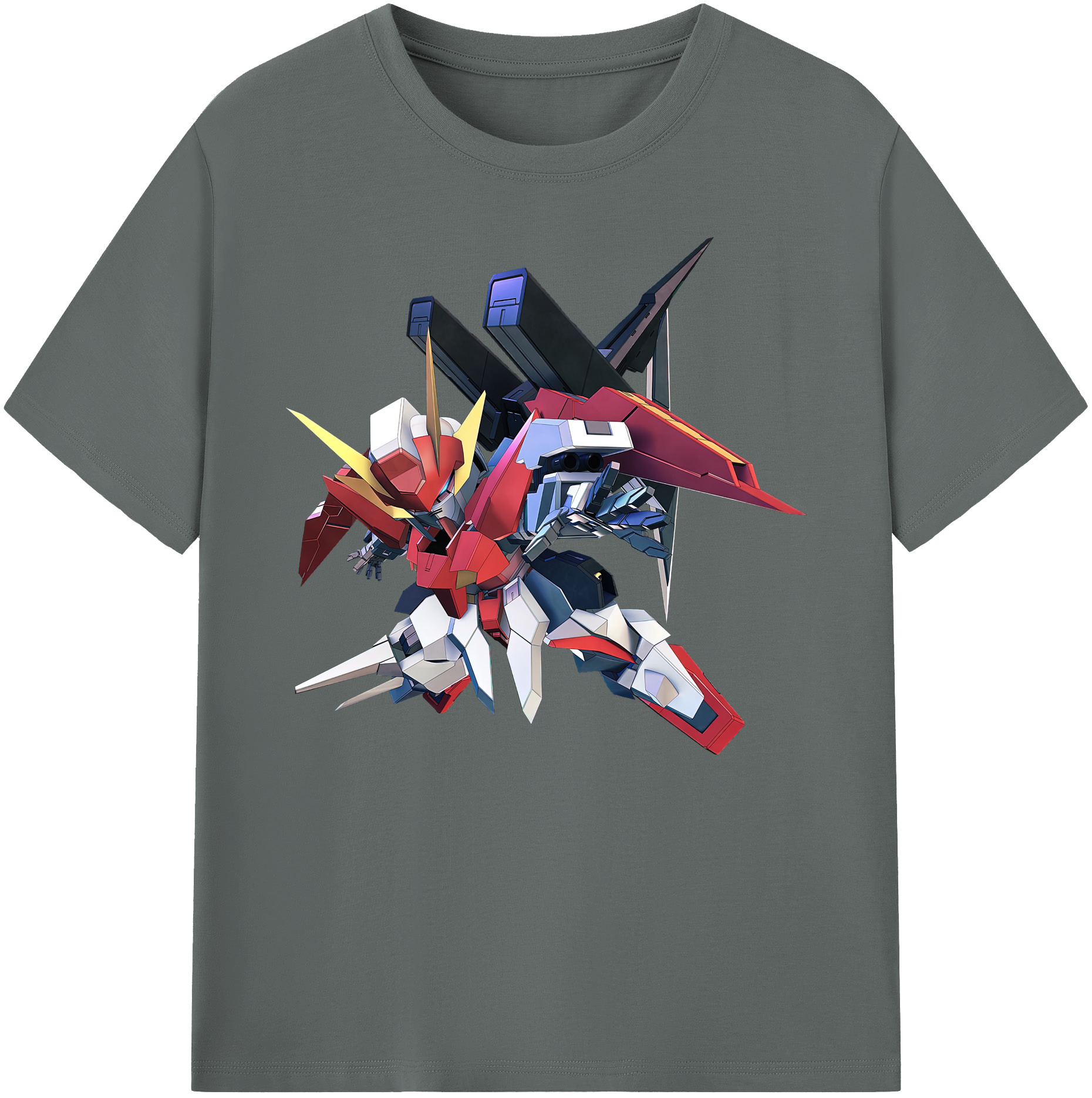 （画像用） 機動戦士ガンダム Mobile Suit Gundam 綿100％ メンズ半袖Tシャツ｜肌触りやわらか＆通気性